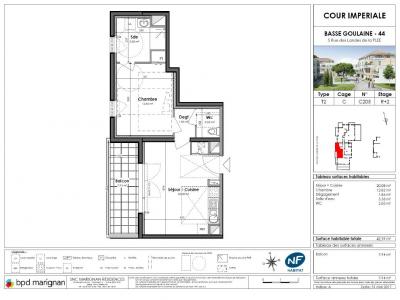 For rent Basse-goulaine 2 rooms 44 m2 Loire atlantique (44115) photo 1