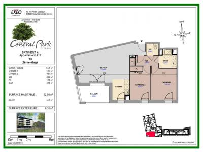 For rent Orleans 3 rooms 62 m2 Loiret (45000) photo 3