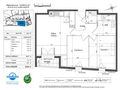 Louer Appartement 54 m2 Nantes