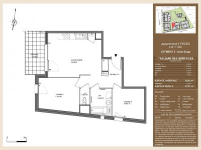 Louer Appartement 59 m2 Aix-les-bains