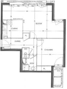 Annonce Location 2 pi�ces Appartement Nantes 44