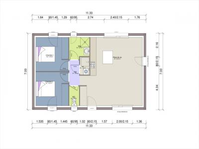 Acheter Maison 65 m2 Saint-michel