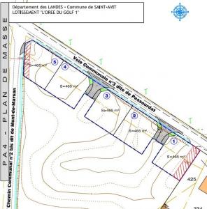 Acheter Terrain 465 m2 Saint-avit