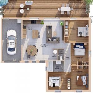 Acheter Maison 90 m2 Menneval