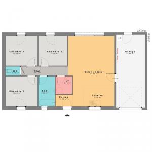 For sale Azay-sur-thouet 5 rooms 79 m2 Deux sevres (79130) photo 2