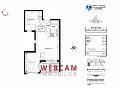 For sale Beausoleil 2 rooms 41 m2 Alpes Maritimes (06240) photo 3