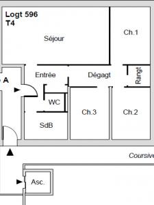 For rent Neufchateau 4 rooms 88 m2 Vosges (88300) photo 2