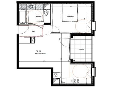 Annonce Location 2 pi�ces Appartement Villefranche-sur-saone 69