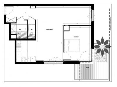 For sale 2 rooms 58 m2 Paris (75013) photo 2