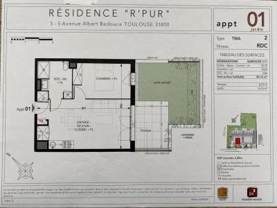 Annonce Location 2 pi�ces Appartement Toulouse 31