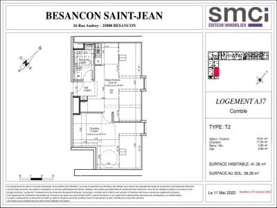 For rent Besancon 2 rooms 41 m2 Doubs (25000) photo 0