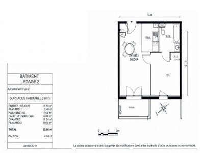 Acheter Appartement 39 m2 Saint-quentin
