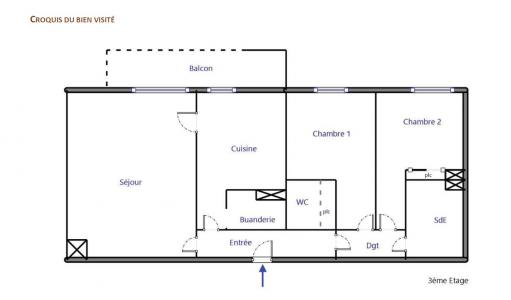 Annonce Vente 3 pi�ces Appartement Blagnac 31