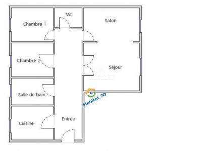 Annonce Location 4 pi�ces Appartement Lure 70