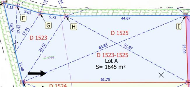 Acheter Terrain 1645 m2 Saint-nauphary