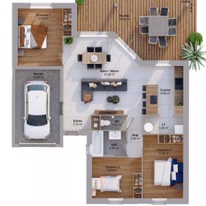 For sale Menneval 5 rooms 82 m2 Eure (27300) photo 2