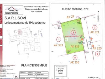Acheter Terrain 523 m2 Laloubere
