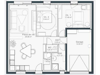 For sale Coex 3 rooms 59 m2 Vendee (85220) photo 2