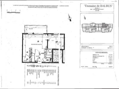 For rent Orvault 2 rooms 49 m2 Loire atlantique (44700) photo 3