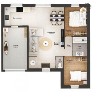 Acheter Maison 60 m2 Champ-saint-pere