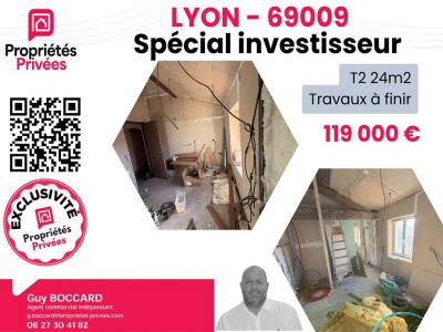 For sale Lyon-9eme-arrondissement 2 rooms 24 m2 Rhone (69009) photo 0