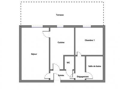 Annonce Vente 2 pi�ces Appartement Blagnac 31