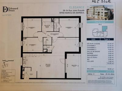Annonce Vente 4 pi�ces Appartement Marcq-en-baroeul 59