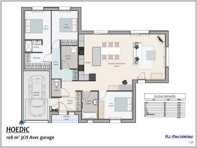 Acheter Maison 108 m2 Merlevenez