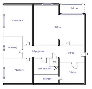 Annonce Vente 3 pi�ces Appartement Blagnac 31