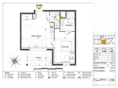 Annonce Location 2 pi�ces Appartement Cholet 49