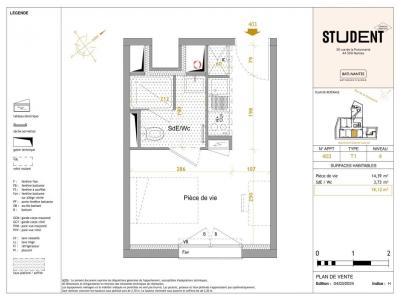 Louer Appartement 18 m2 Nantes