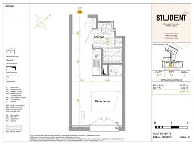 Louer Appartement 17 m2 Nantes