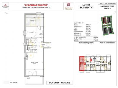 Louer Appartement 70 m2 Maizieres-les-metz