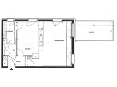 For rent Saint-herblain 2 rooms 46 m2 Loire atlantique (44800) photo 0