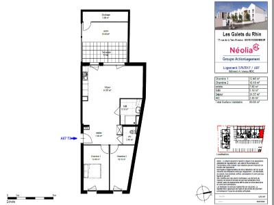 Annonce Location 3 pi�ces Appartement Fessenheim 68