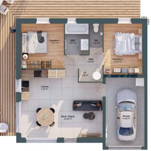 For sale Beaupreau 4 rooms 58 m2 Maine et loire (49600) photo 3