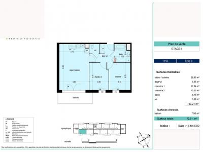 For rent Lens 3 rooms 63 m2 Pas de calais (62300) photo 0