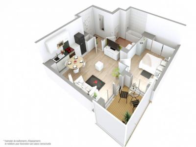 For rent Clichy 2 rooms 43 m2 Hauts de Seine (92110) photo 0