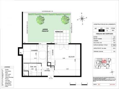 For rent Villiers-sur-marne 2 rooms 47 m2 Val de Marne (94350) photo 2