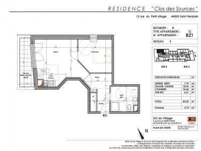 Annonce Location 2 pi�ces Appartement Saint-herblain 44