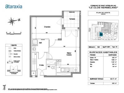 Annonce Location 2 pi�ces Appartement Saint-herblain 44