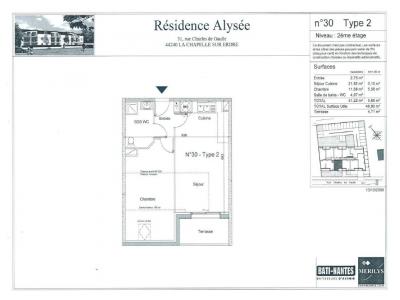 Louer Appartement Chapelle-sur-erdre Loire atlantique