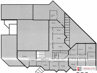 Acheter Bureau 2170 m2 Rennes