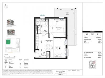 For rent Amiens 2 rooms 42 m2 Somme (80000) photo 0