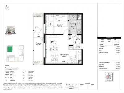 For rent Amiens 2 rooms 44 m2 Somme (80000) photo 0