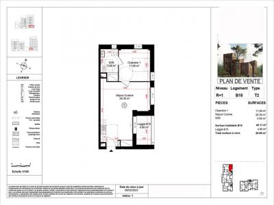 For rent Angers 2 rooms 45 m2 Maine et loire (49000) photo 0