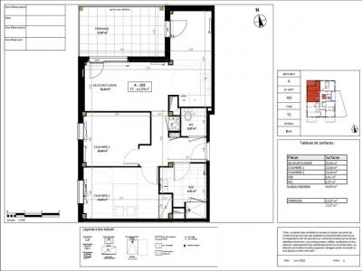 For rent Angers 3 rooms 64 m2 Maine et loire (49100) photo 0