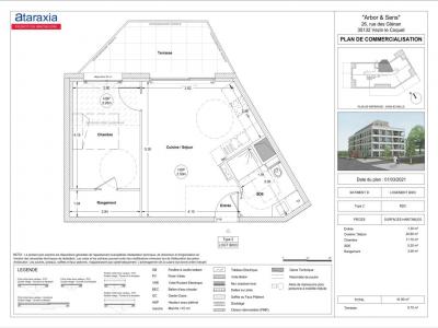 For rent Vezin-le-coquet 2 rooms 41 m2 Ille et vilaine (35132) photo 1