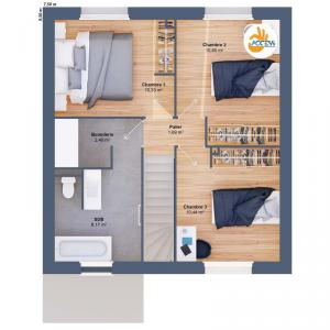 For sale Moelan-sur-mer 5 rooms 80 m2 Finistere (29350) photo 3