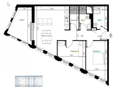 Annonce Location 3 pi�ces Appartement Strasbourg 67